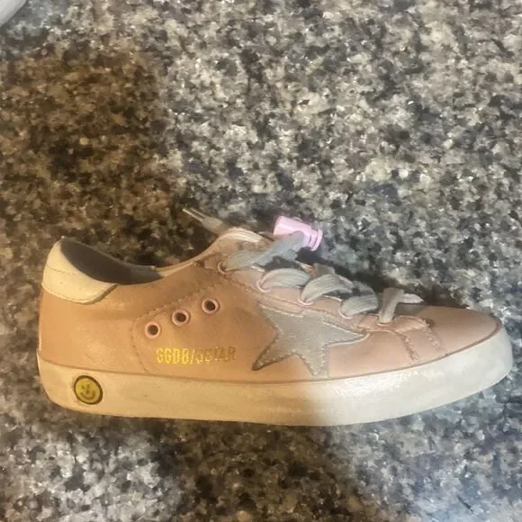 Golden Goose Kids Super Star Sneakers color pink Sz 30